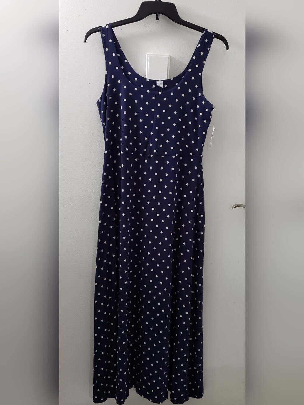 Old Navy Polka Dot Sleeveless Maxi Dress